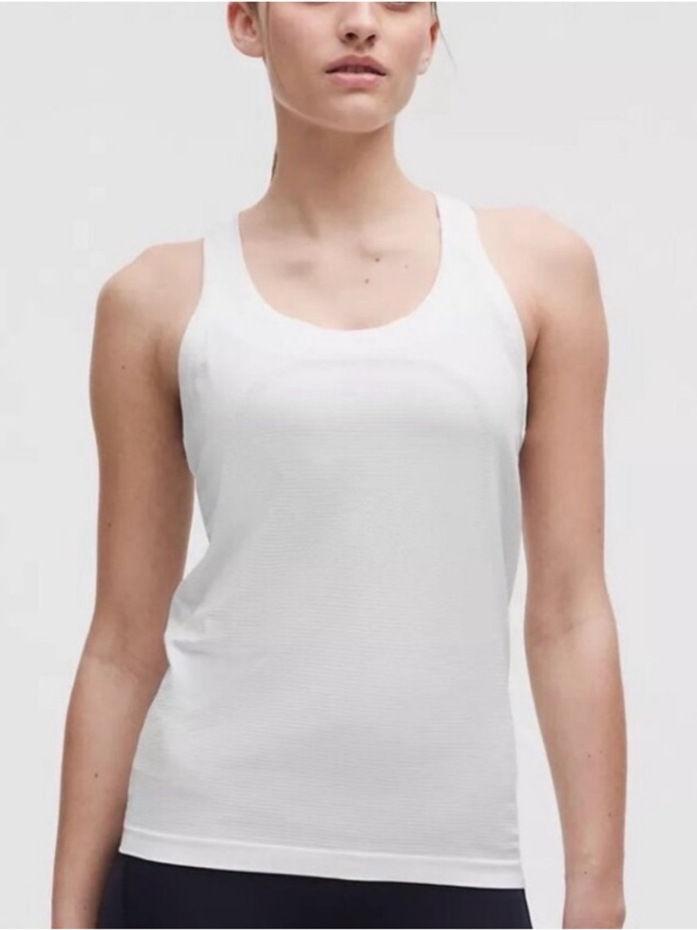 Lululemon White Swiftly Tech Racerback NWOT size 2